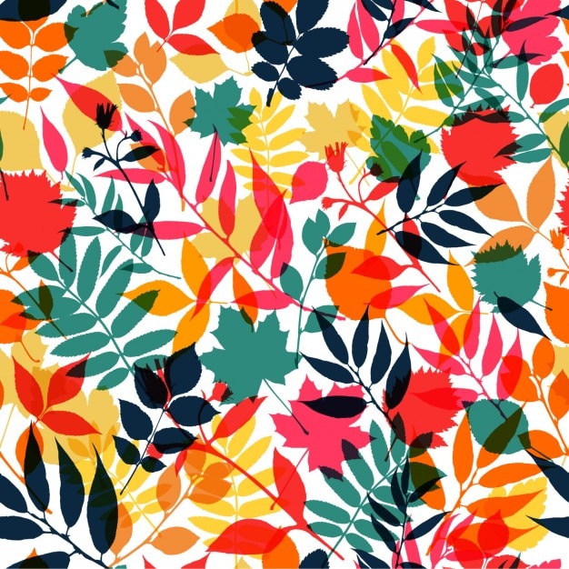 Autumn leaves pattern