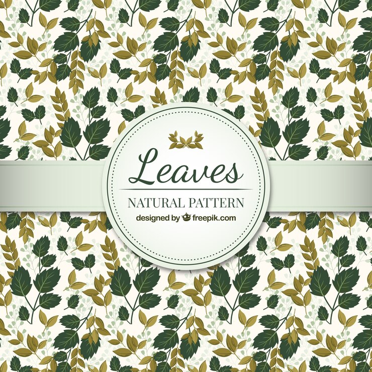 Free Vector autumn leaves pattern