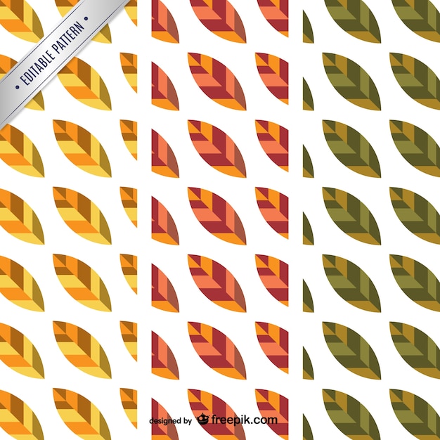 Free vector autumn leaves patterns