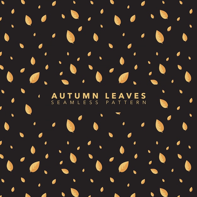 Autumn Leaves Seamless Background
