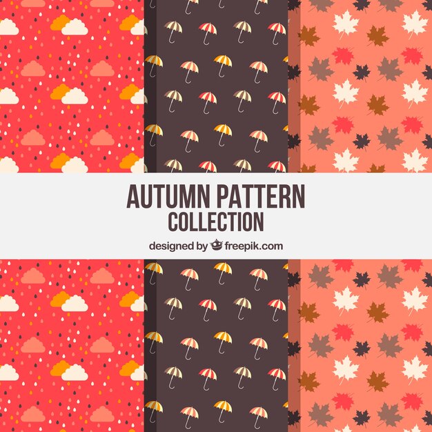 Autumn pattern background