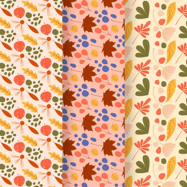 Autumn pattern collection