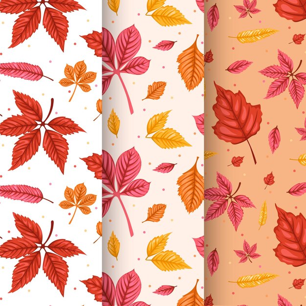 Autumn pattern collection