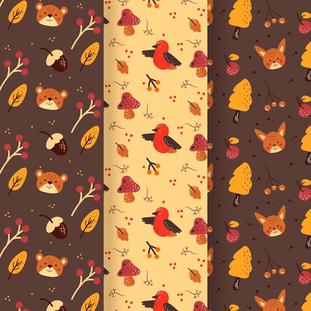 Autumn pattern pack