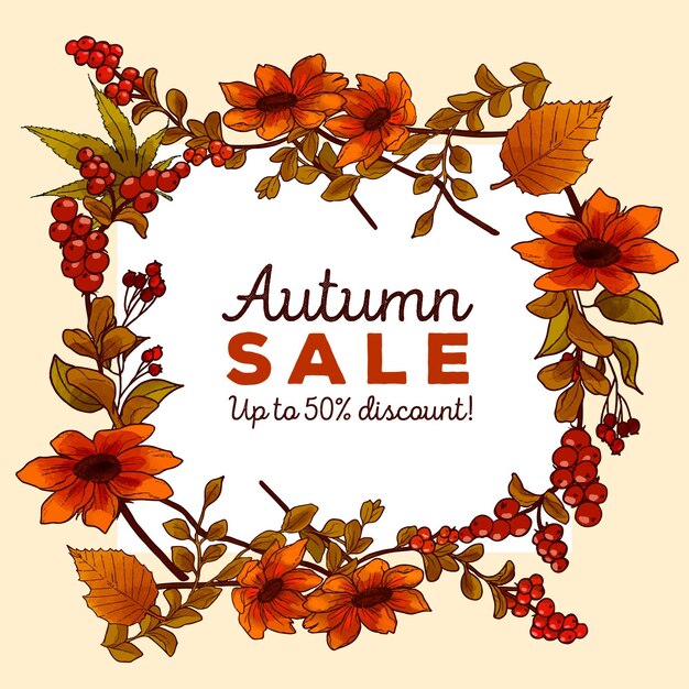 Autumn sale template