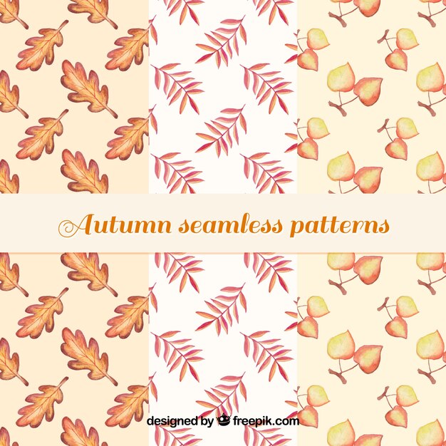 Autumn seamless pattern