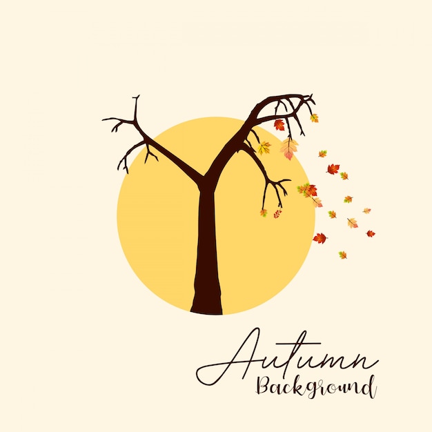 Free vector autumn season typography