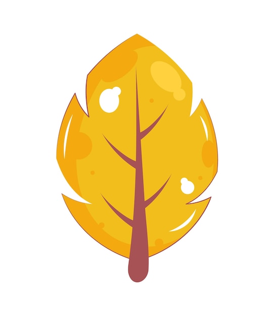 Free vector autumn tree illustration