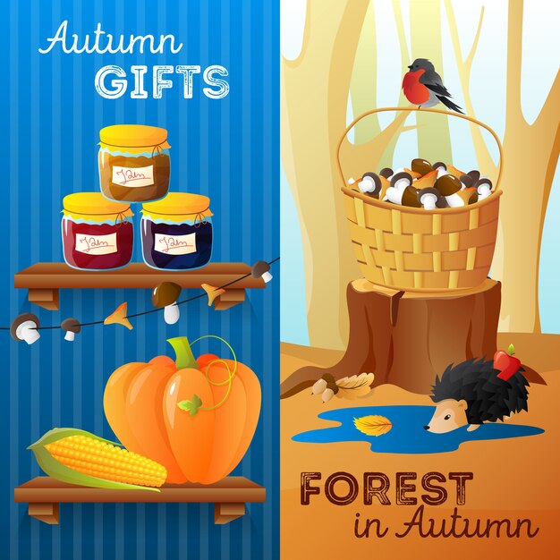 Autumn Vertical Banners