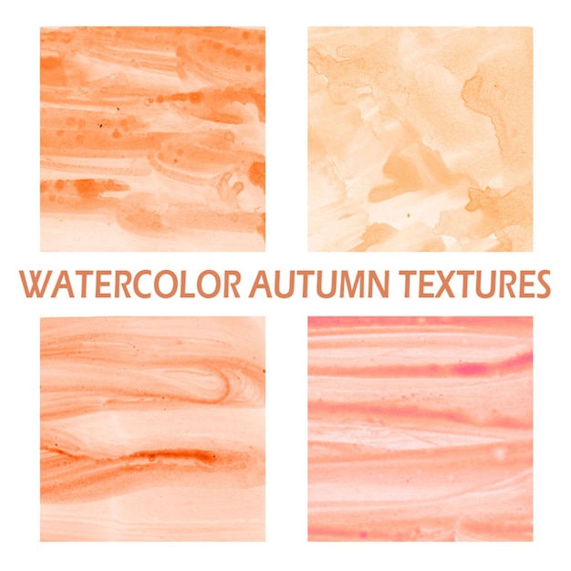 Autumn Watercolor Background