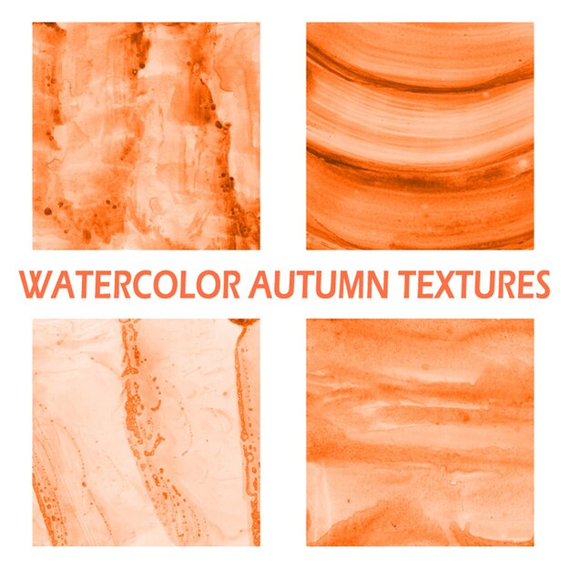 Autumn Watercolor Background