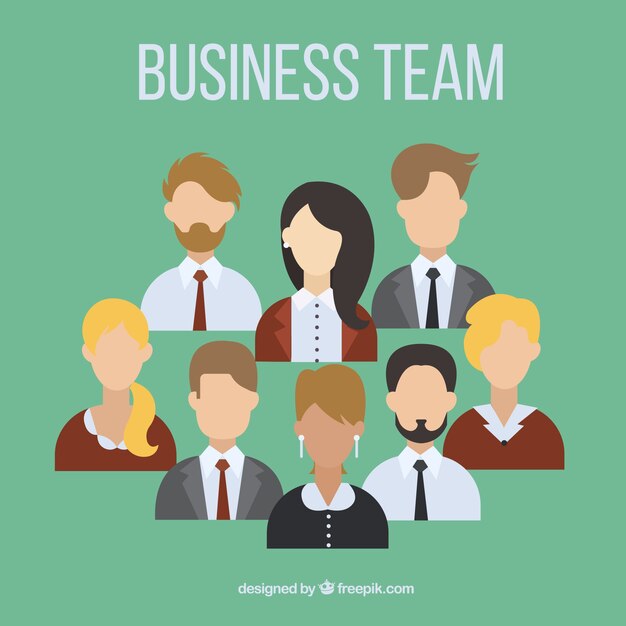 Avatars business team collection