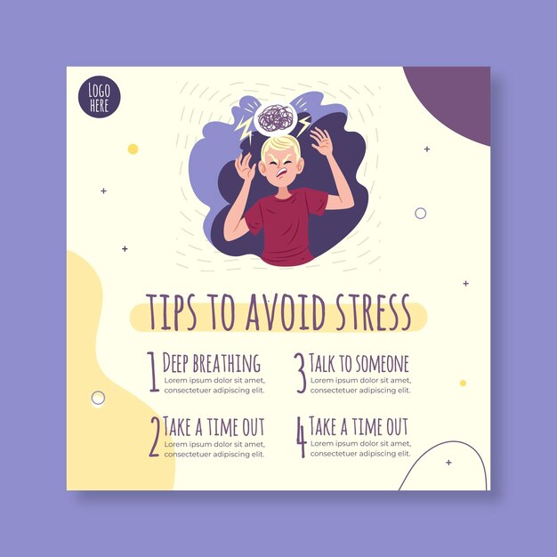 Avoid strees advice squared flyer