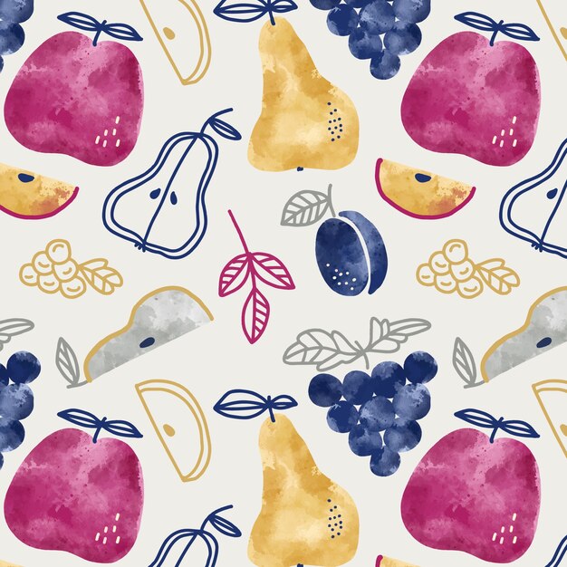 Aw colours pattern illustration