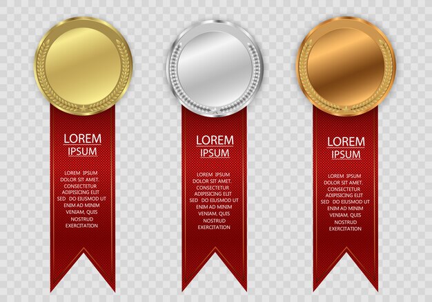 Premium Vector Trophy Award Set Illustration