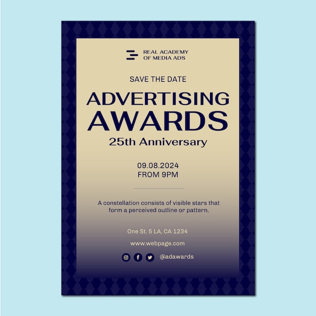 awards ceremony invitation template