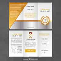 Free vector awards flyer template