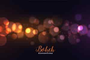 Free vector awesome defocused bokeh lights background