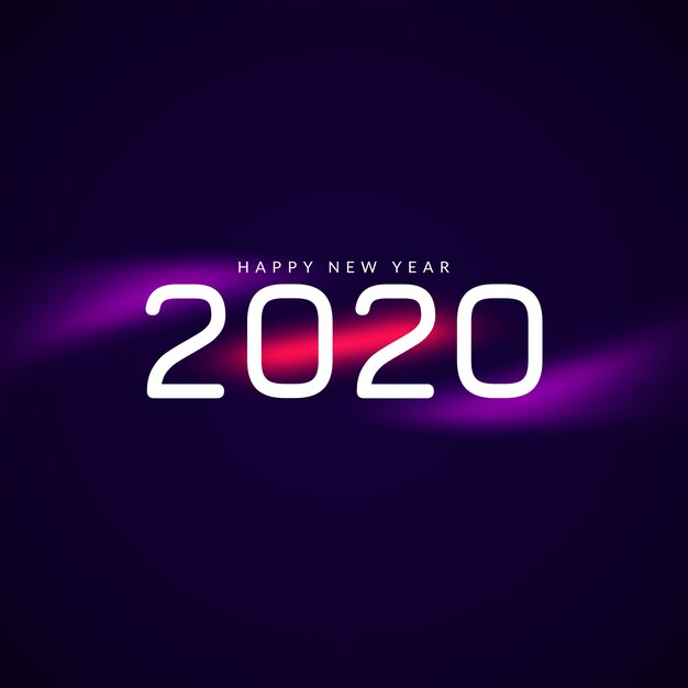 Awesome New year 2020 background