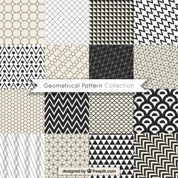 Awesome pack of geometric patterns