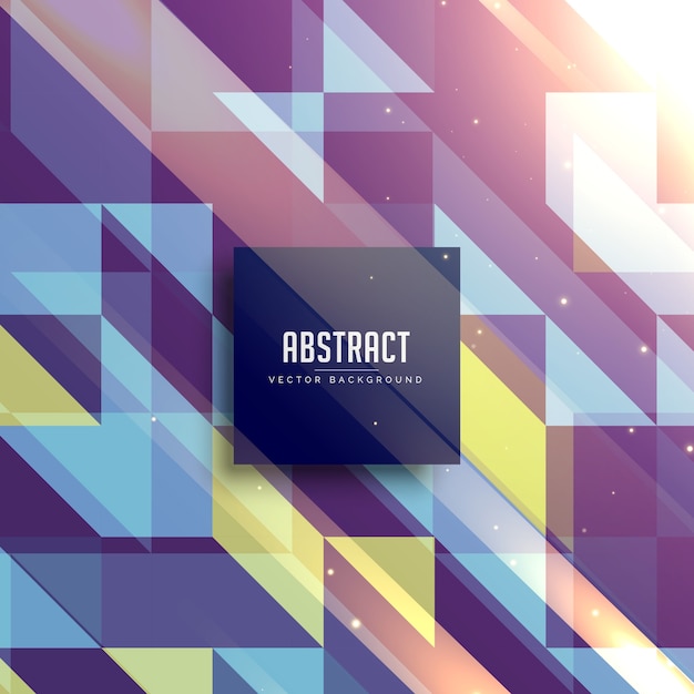 Awesome retro style triangles background