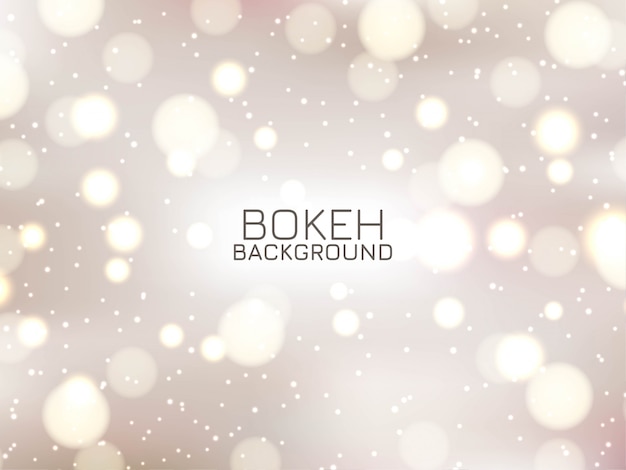 Free vector awesome stylish bokeh background