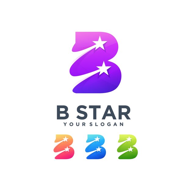 Bロゴマーク プレミアムベクター