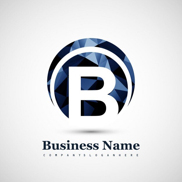 Free Vector b symbol logo