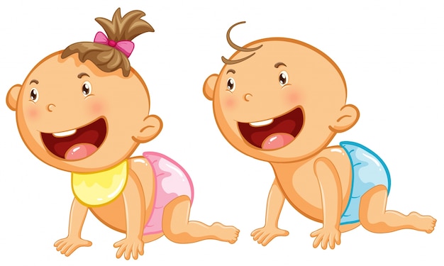 Baby Crawling Cartoon Images - Free Download on Freepik