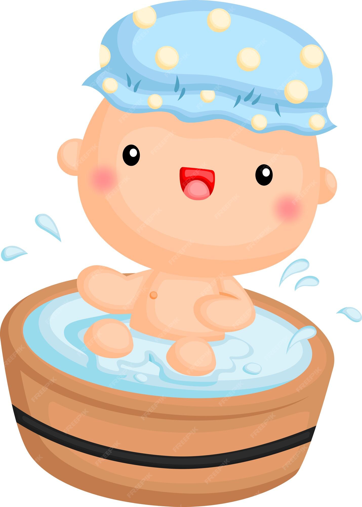 Baby bath Vectors & Illustrations for Free Download | Freepik