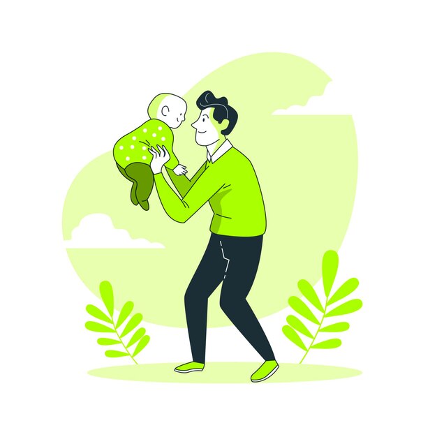 Baby concept illustration