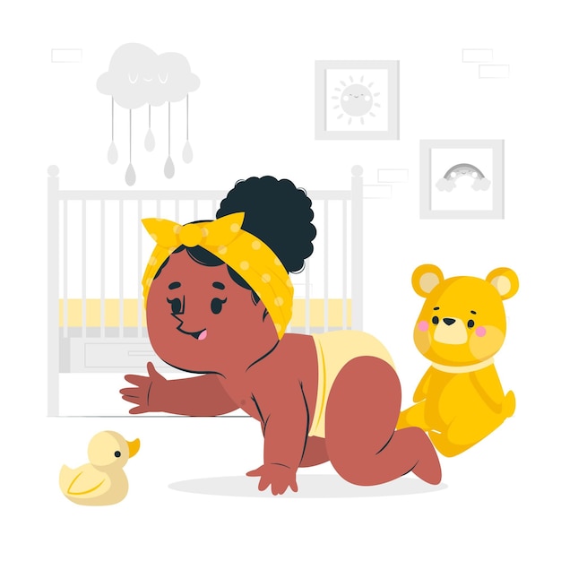 Baby concept illustration