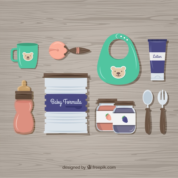 Free Vector baby elements