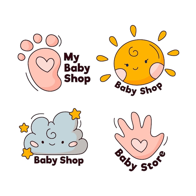 Baby logo collection