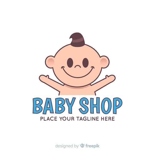 Free vector baby logo template