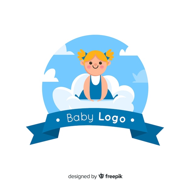 Baby logo template