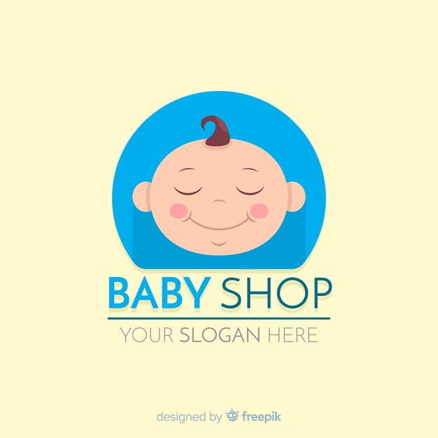 Baby logo template