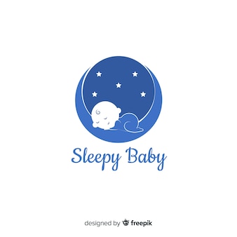 Baby logo template