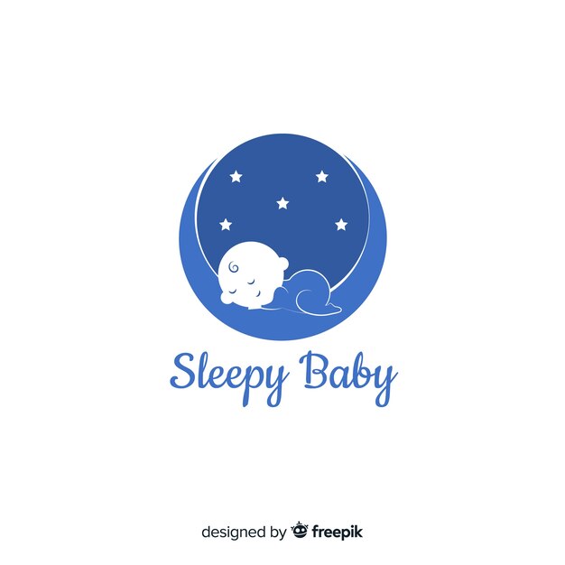 Baby logo template