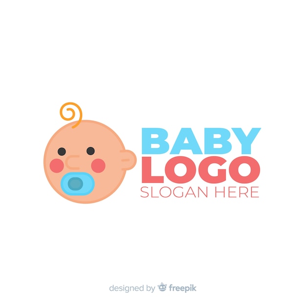 Free vector baby logo template