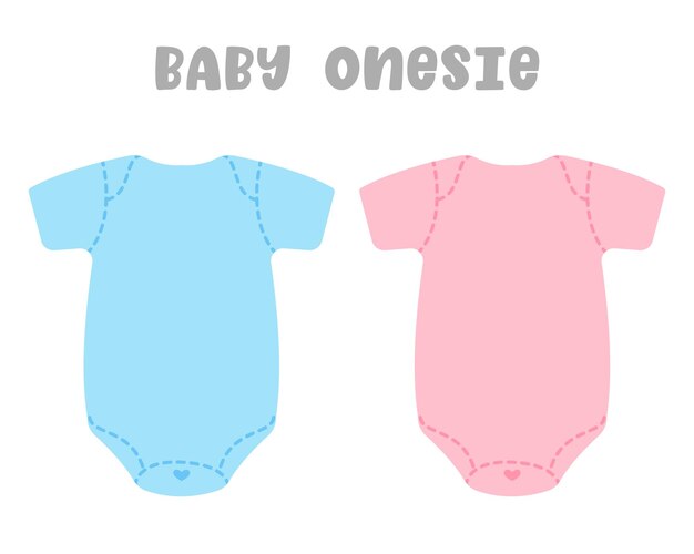 赤ちゃんの体 白いボディスーツまたはロンパースの正面 背面 側面図 空白の子供シャツ Onesie 孤立した新生児のための服 リアルな3dベクトル イラスト 無料のベクター