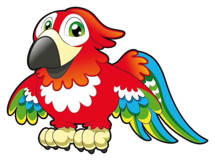 Free Vector baby parrot