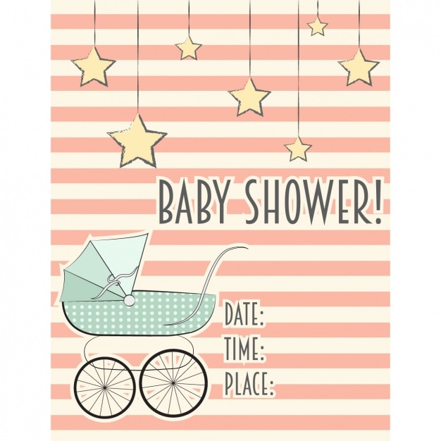 Free vector baby shower background design