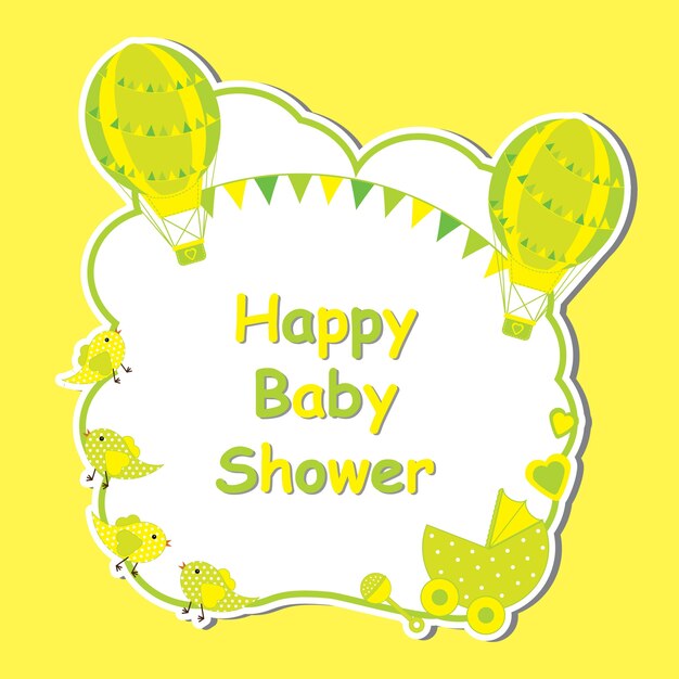 Baby shower background design