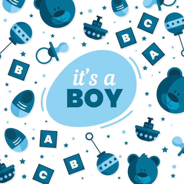 Baby shower for boy