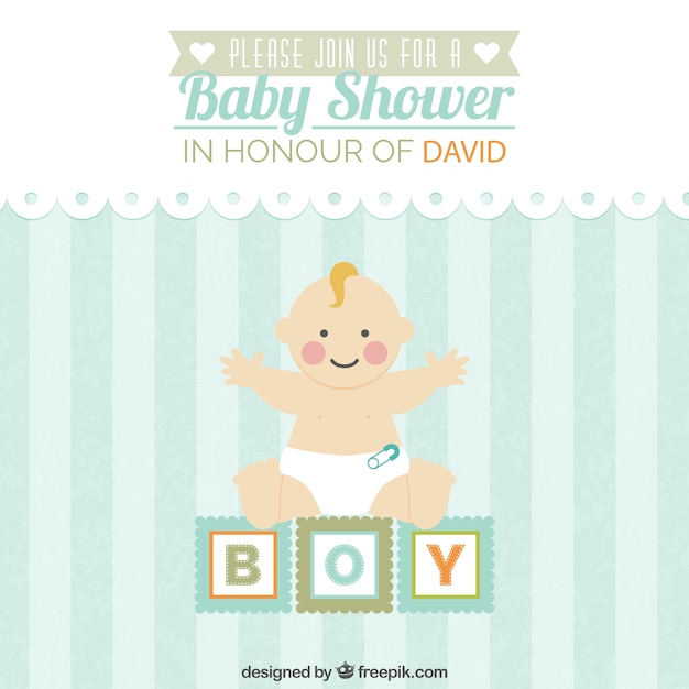 Baby shower invitation