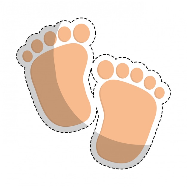 print baby footprints