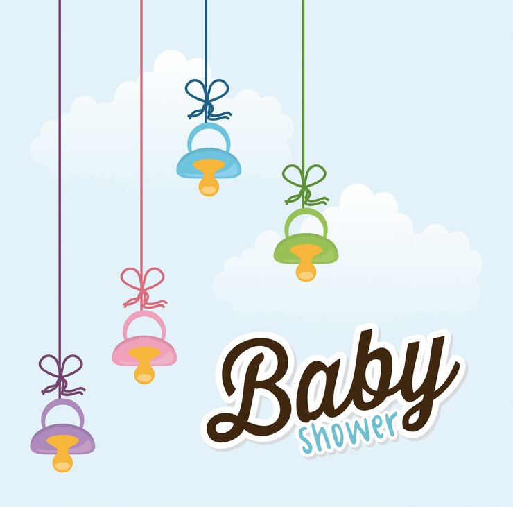 Free Vector baby shower  