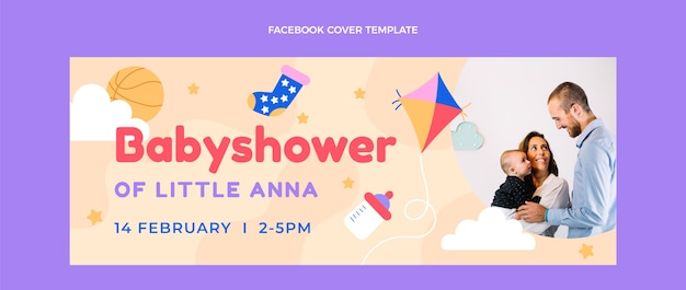 Обложка facebook Babyshower