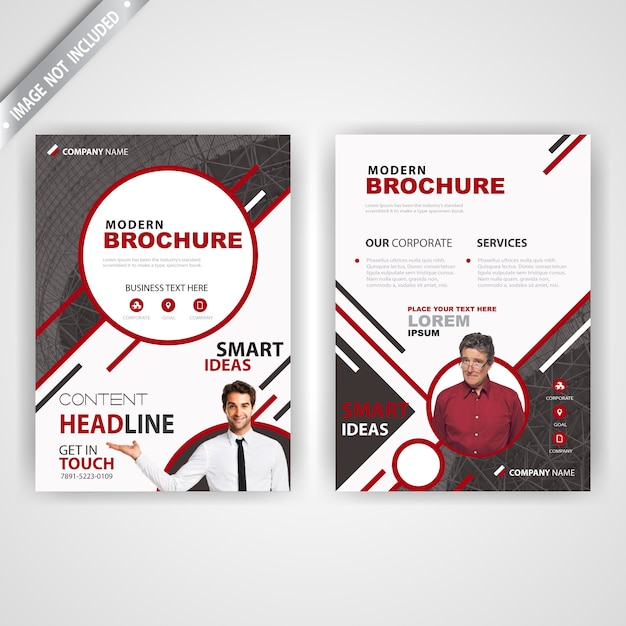 Free vector back and font stylish magazine